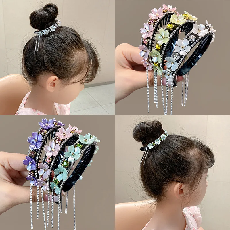 

Новинка 2022, детская заколка с шариковой головкой, корейский цветок, ленивая заколка для волос для девочек, пушистая голова бутона, артефакт, аксессуары для волос, ювелирные изделия