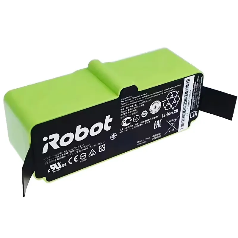 Фото Подходит для аккумулятора робота-подметателя серии iRobot Roomba, 14,4 В, 12800 мАч, 500, 600, 700, 800, 620, 770, 780, запасной аккумулятор №3