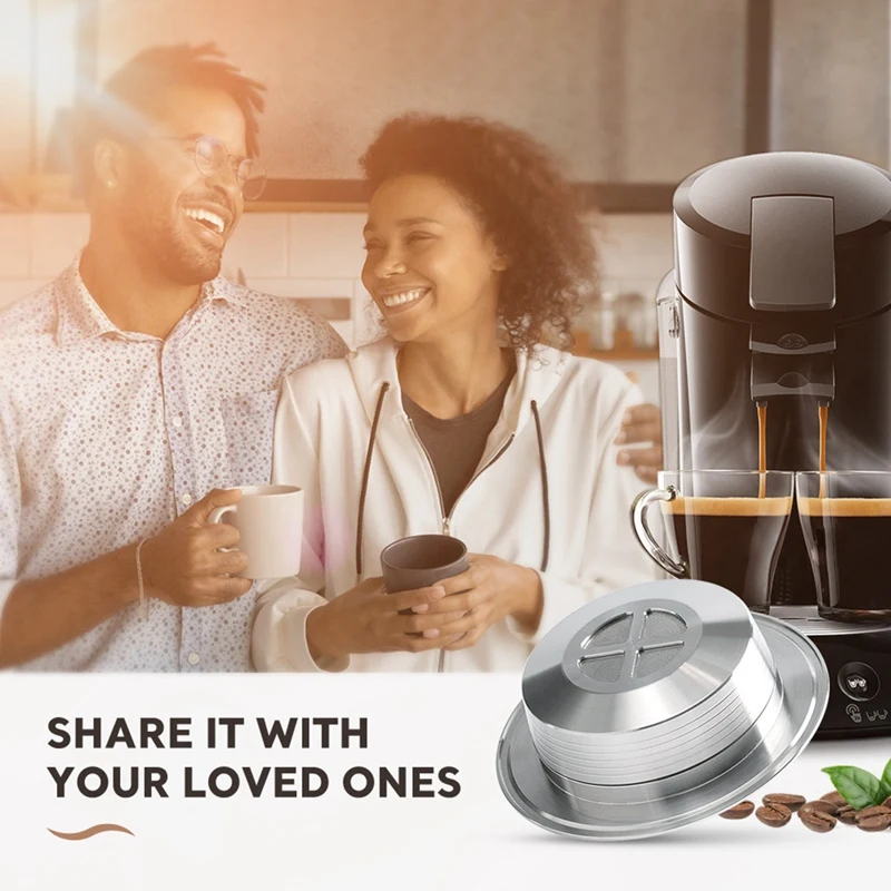 Многоразовые капсулы для кофе и ложка из нержавеющей стали кофемашины senсо HD7801