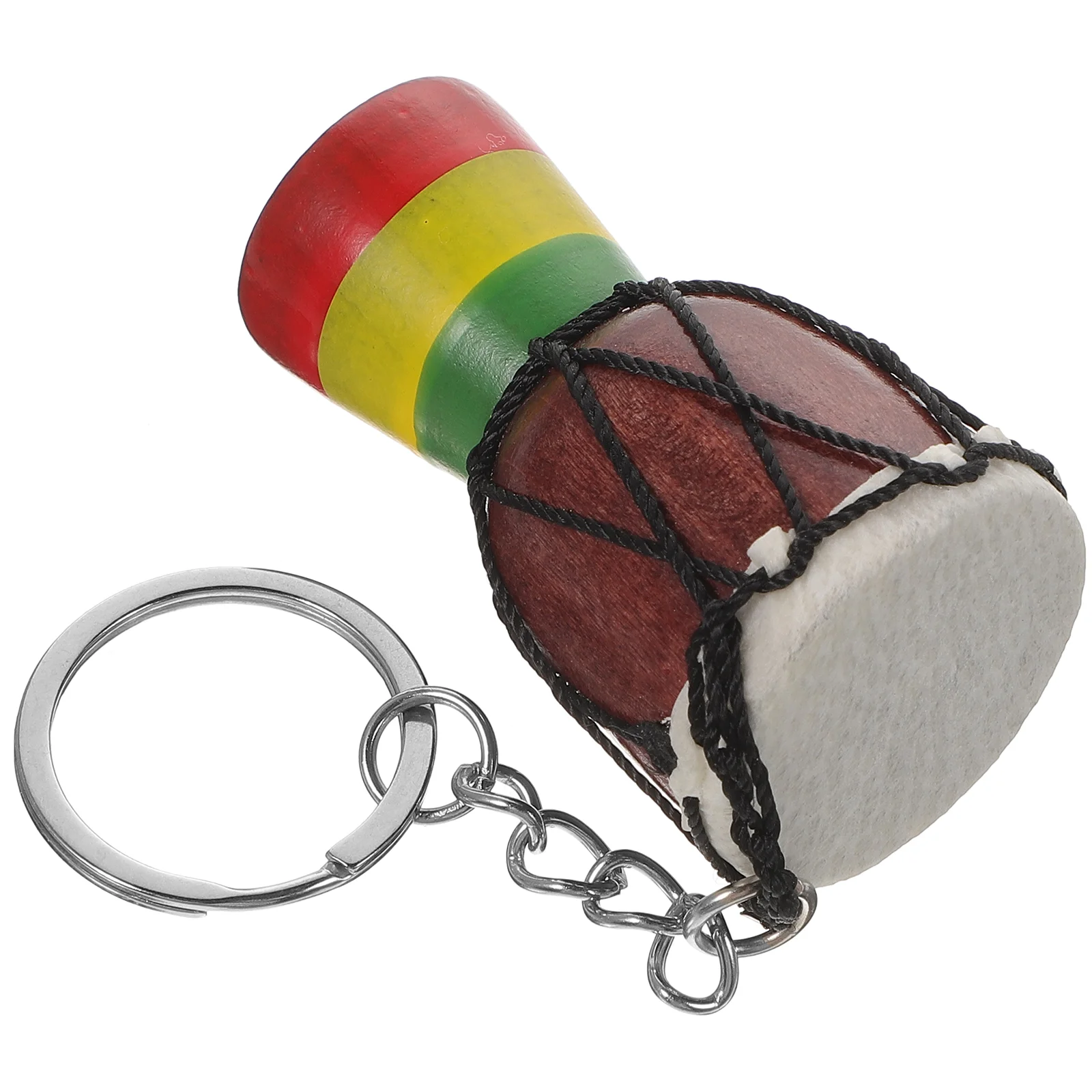 

African Drum Key Chain High Grade Prime Sturdy Premium Hanging Pendant African Drum Key Chain for Office
