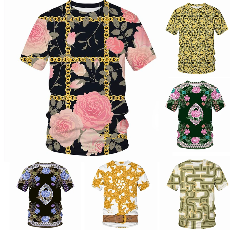 

Retro Brand Print Men T Shirt Casual Oversized Short Sleeve Clothes For Man tshirts trend Summer hip hop Camiseta para hombre