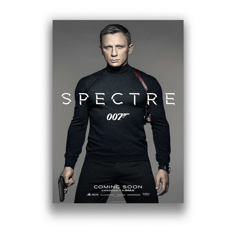 

Classic Movies 007 posters and prints Canvas Painting Wall Art Picture Nordic Decoration Home Decor Plakat