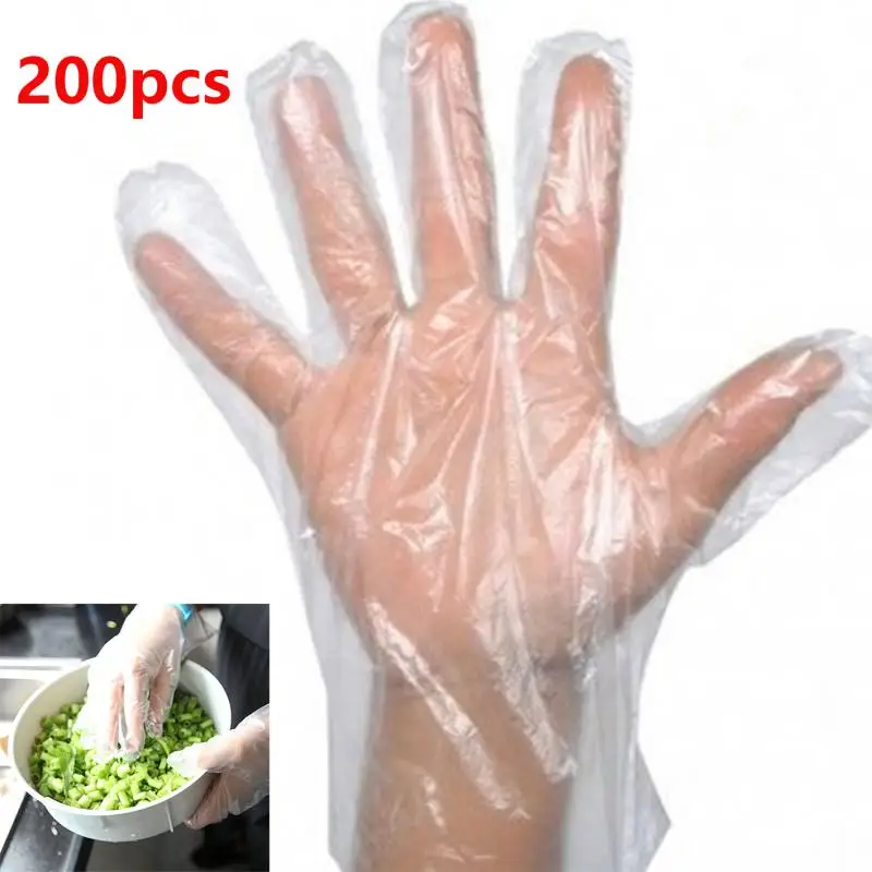 

200 шт., одноразовые пищевые перчатки