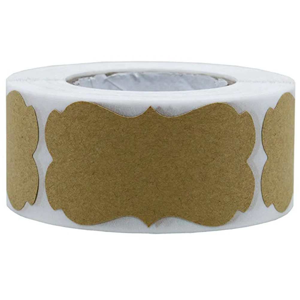 

300 шт., самоклеящиеся наклейки из крафт-бумаги