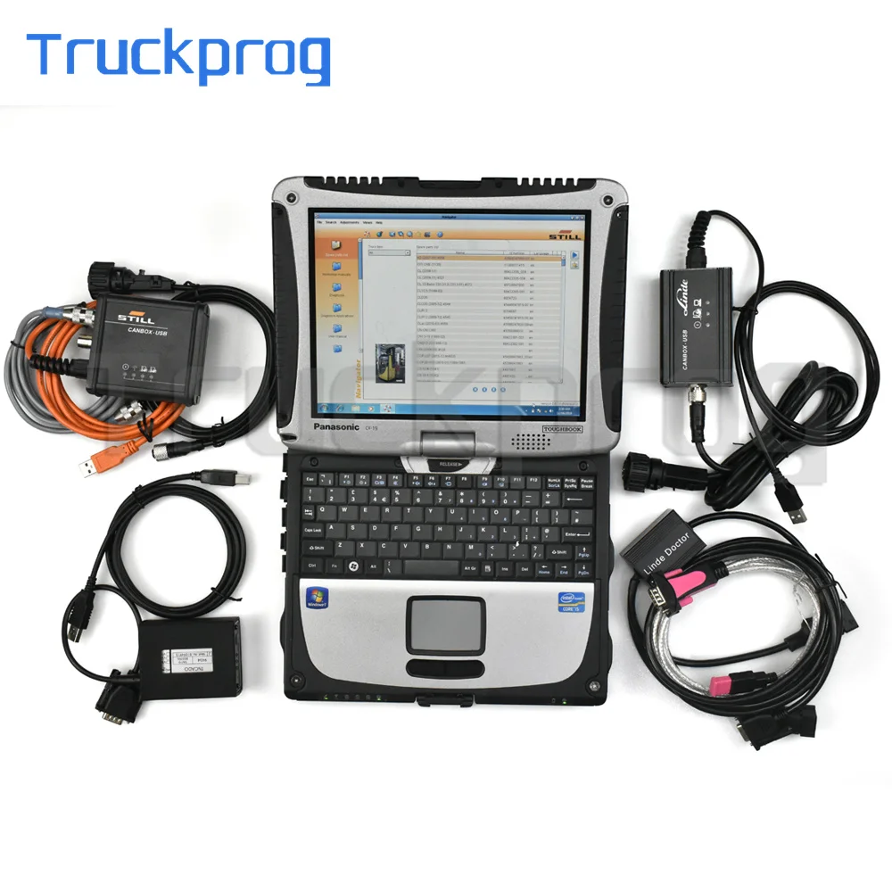 Диагностический инструмент для вилочного погрузчика Linde Canbox STEDS Judit Jungheinrich Incado Box Doctor + ноутбук CF19