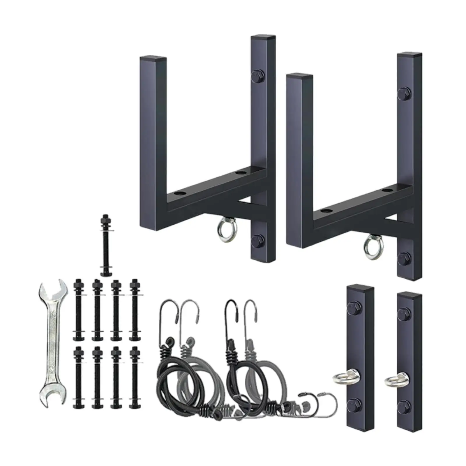 2 стойки для лестниц прицепа открытый ключ стальной инструмент с крючками и