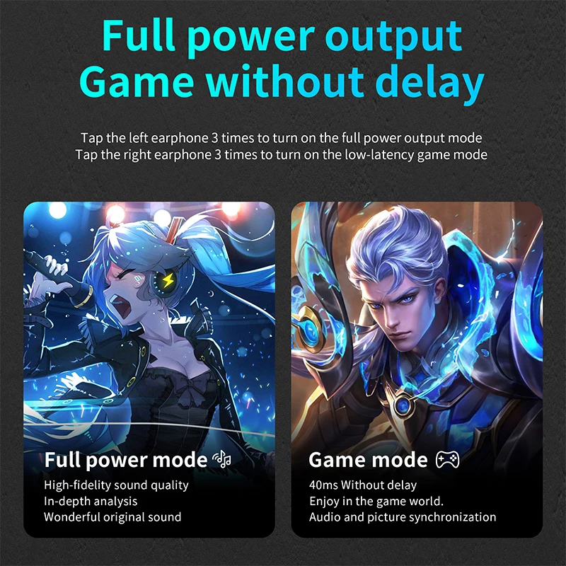 Беспроводные наушники KZ VXS TWS Bluetooth 5.2