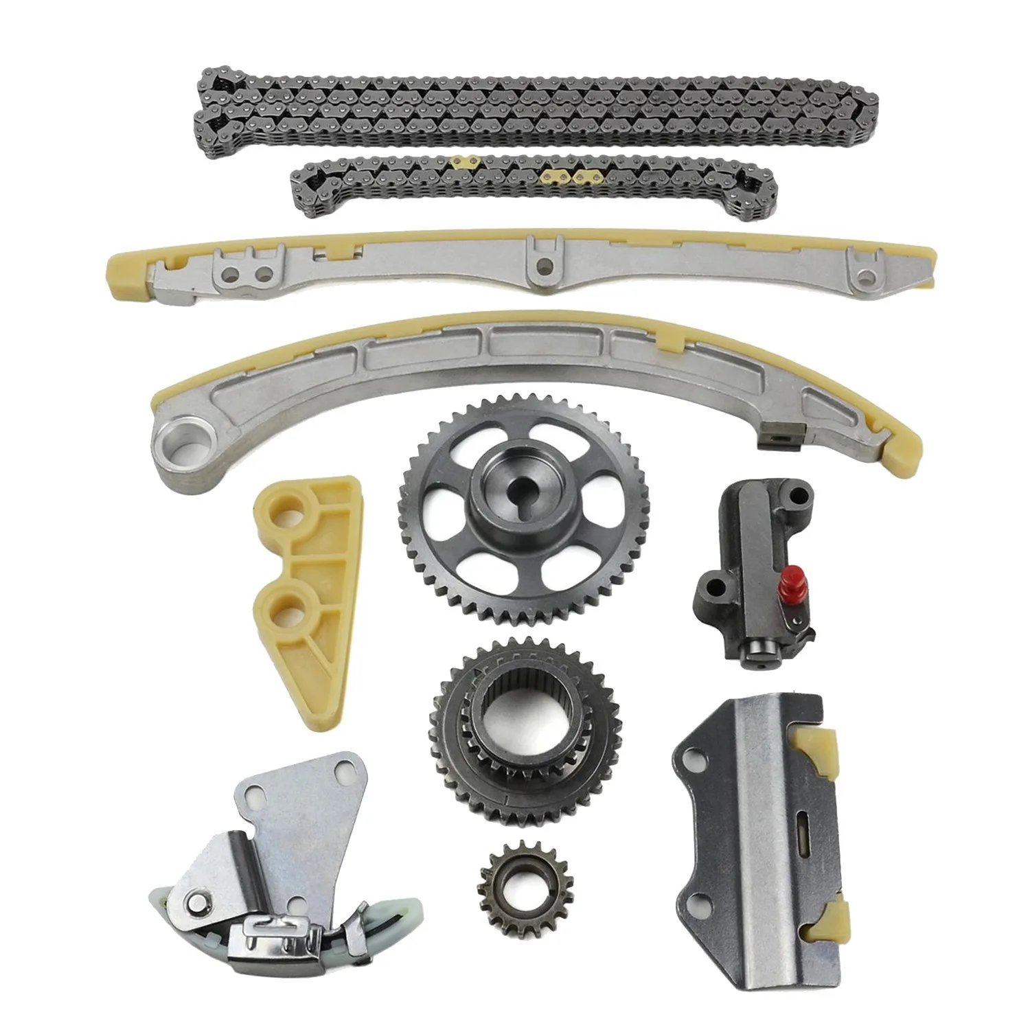 

Engine Timing Chain Kit - with Gear Tensioners Guide Rails Timing Chain Repair Kit for Honda Accord, CR-V,14401-PPA-004