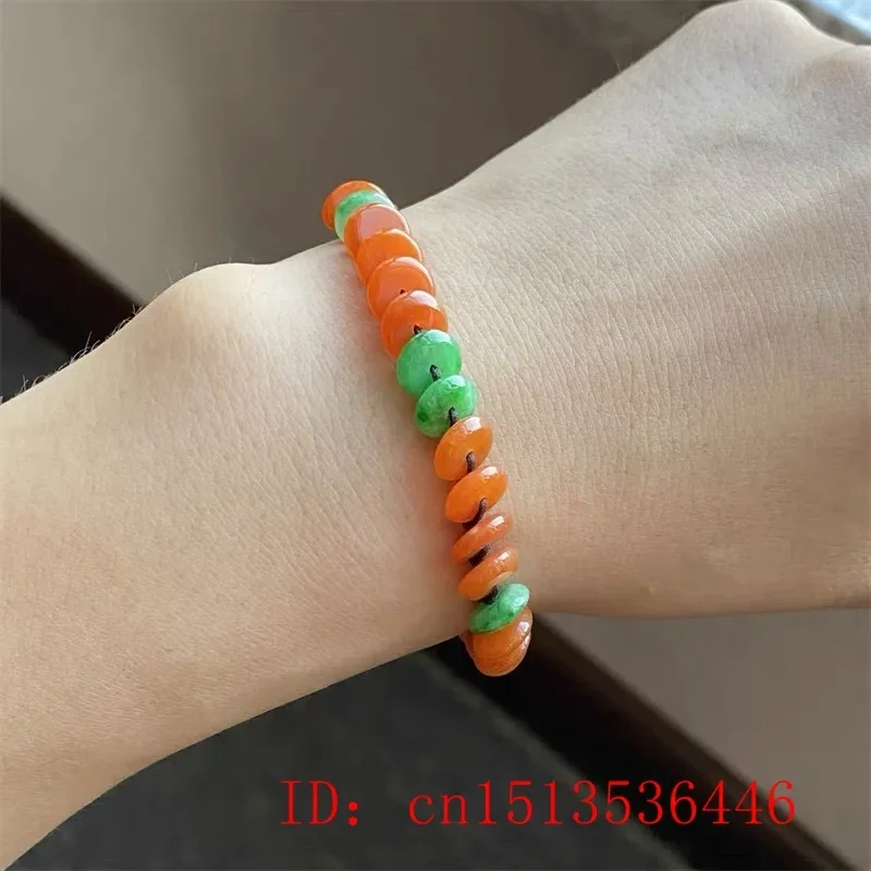 Натуральный китайский Изумрудный нефритовый безопасный браслет 10 мм из бисера