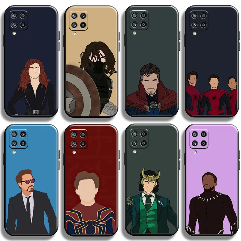 

Marvel Cartoon Avengers For Samsung Galaxy A21 A21S Phone Case Carcasa Coque TPU Shockproof Liquid Silicon Funda Cases