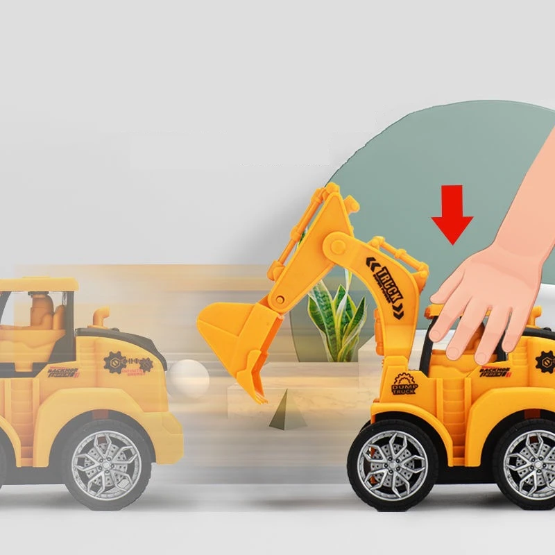 1 шт. игрушечная машинка Классическая инженерные модели машин экскаватор кран
