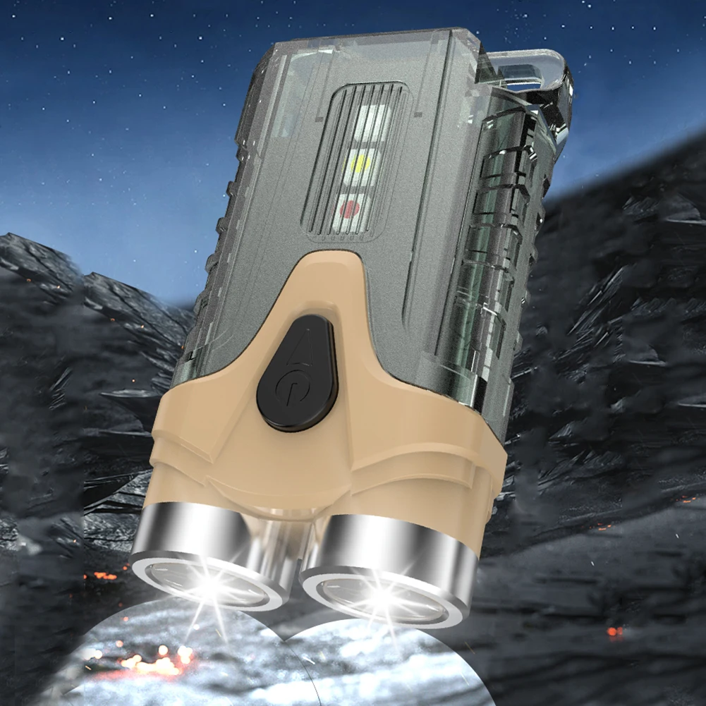 

XPG LED Portable Flashlight 300LM 500mAh Waterproof 7 Modes Outdoor Lighting Camping Pocket Lantern Type-C USB Rechargeable