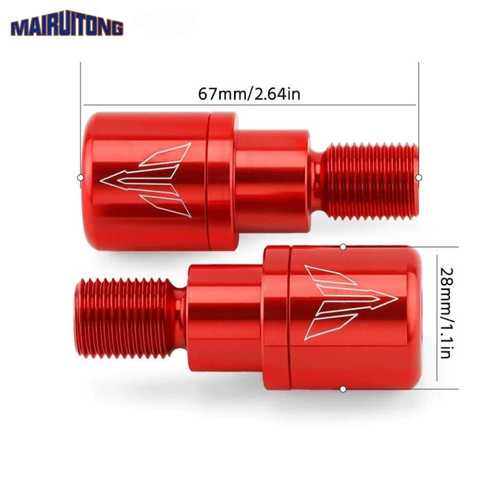 Наконечники руля MT для YAMAHA MT07 MT10 FZ6 YZF R125 MT09 Tracer XJ6 XMAX 125 250 400 TMAX 530 560 Ручка мотоцикла