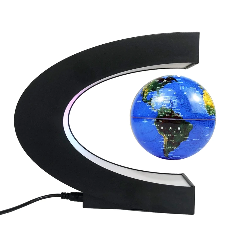 

Плавающий Магнитный левитационный глобус, светодиодная карта мира, Электронная фотография, новинка, шар, светильник, домашние подарки, вилк...