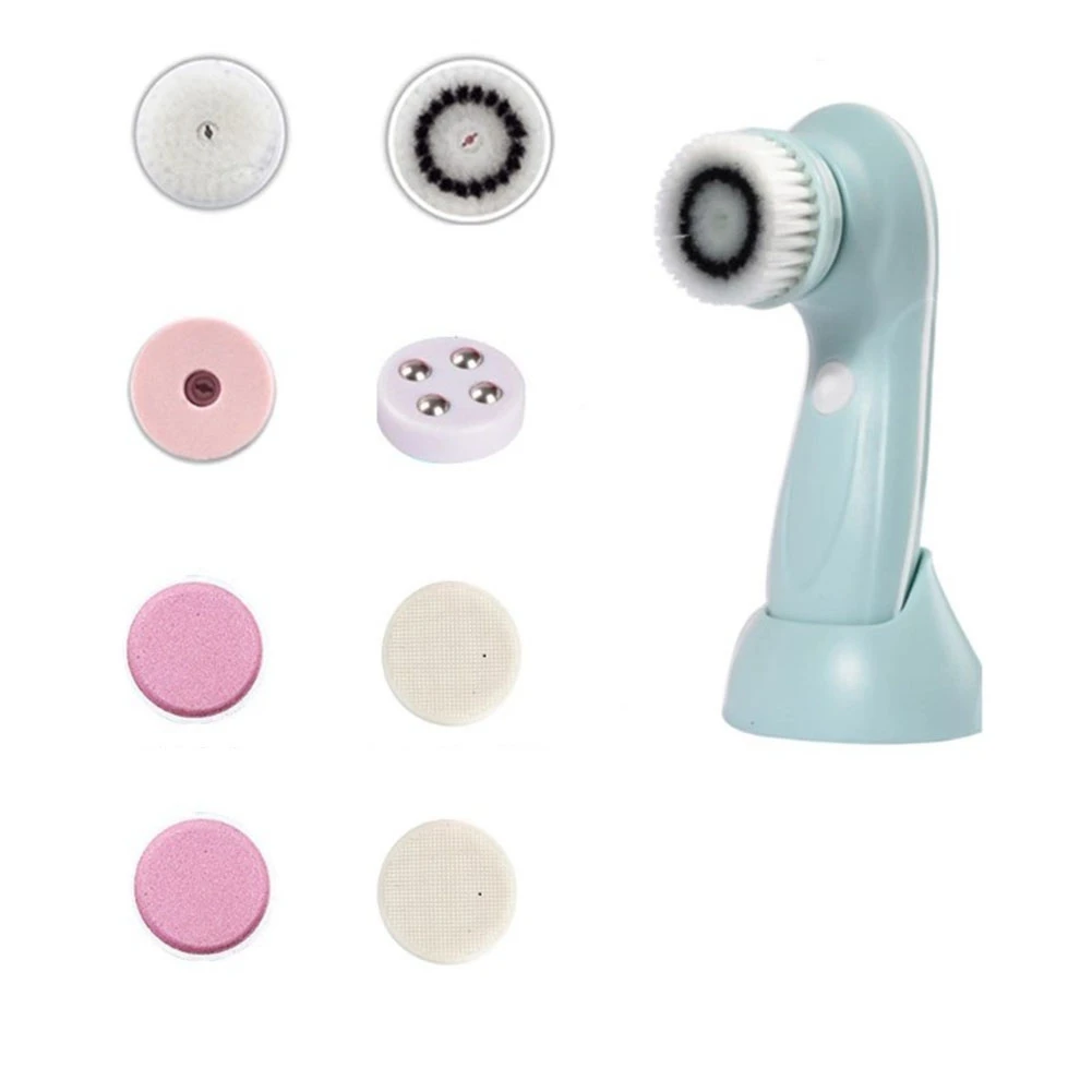 Ultrasonic Cleaner Electric Cleansing Brush Face Massagers Sonic Rotating Cleansing Brush Galvanic Remove Blackheads