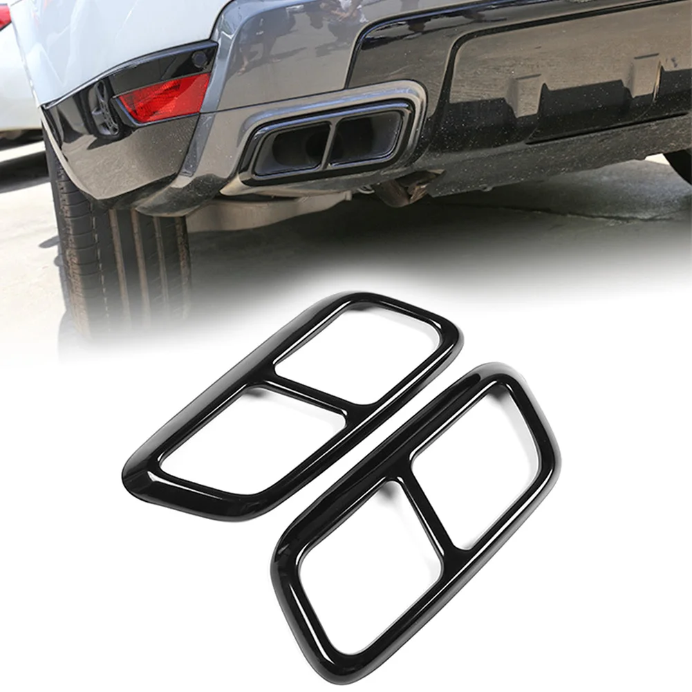 

2 шт., автомобильный глушитель выхлопной трубы из нержавеющей стали для Land Rover Range Rover Sport 2018-2019