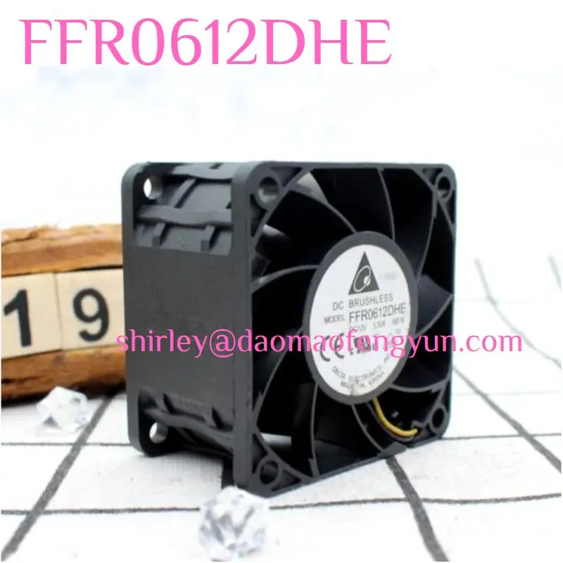 

Brand New Delta 6038 12V 3.3A 6CM/cm violent high air volume server fan FFR0612DHE