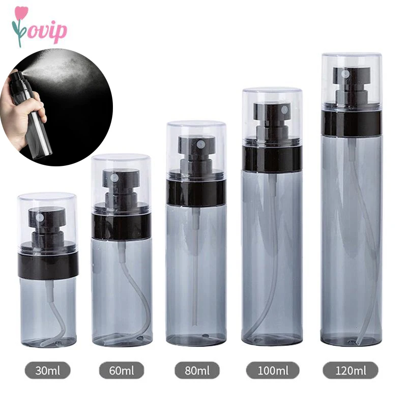 

Portable 30/80/100ml Refillable Bottles Transparent Plastic Perfume Atomizer Mini Empty Spray Bottle Travel Accessories