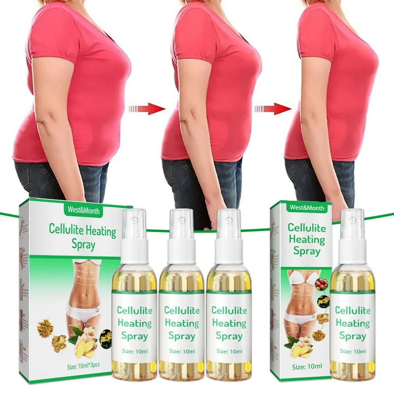 

10ml Fat Burner Spray Weight Loss Slimming Spray Eliminate Cellulite Skin Elasticity Break Down Fat Massage Improve Skin