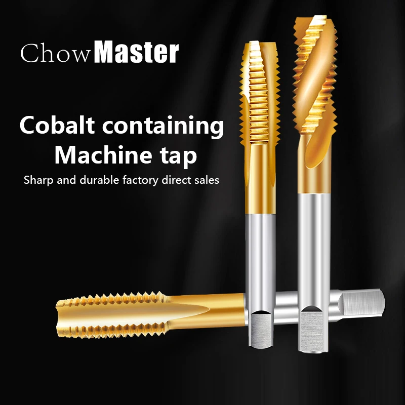 

Metal Screw Thread Tap Threading Tools M2M3M4M5M6M8M10M12M14 M16M18M20M22M24 Hand Tools Special tapping bit for stainless steel
