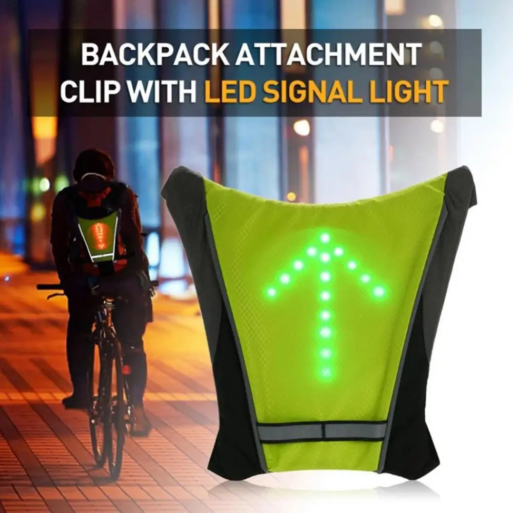 

Wholesale & Dropshipping ！Reflective LED Signal Light Indicator Bike Vest Outdoor Cycling Safety Equipment