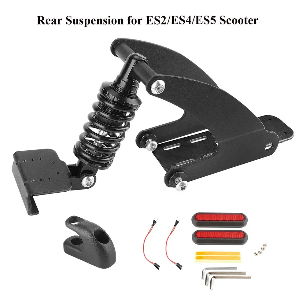 

Комплект амортизаторов для задней подвески, 1 комплект, около 1400 г, черный электрический скутер для Ninebot ES2/ES4/ES5, замена, абсолютно новый