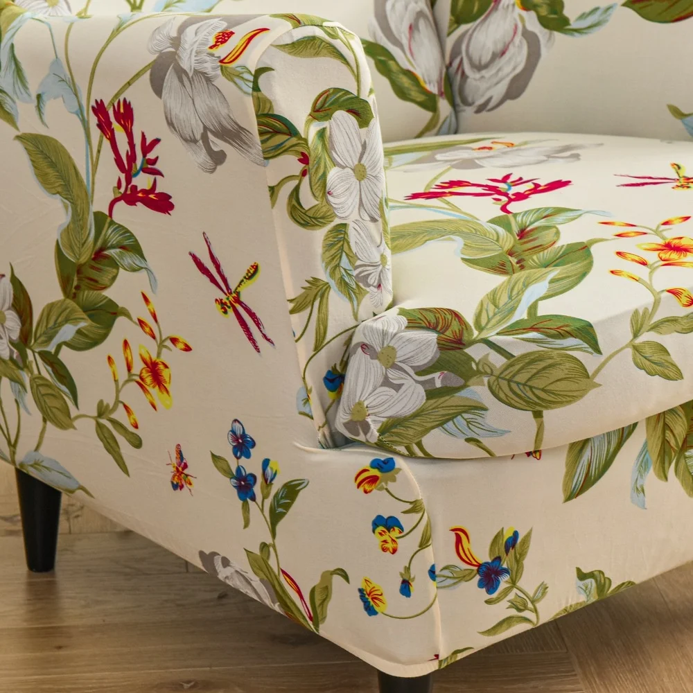 Чехлы для диванов с цветочным принтом эластичные чехлы на кресла из полиэстера и