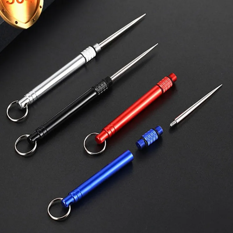 

Portable 304 Stainless Steel Knife Toothpick Set Gift Self-defense Cutting Tool Dental Floss Artifact Fruit Pick Knife Carry-on