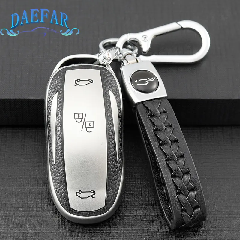 

Кожаный чехол для автомобильного смарт-ключа из ТПУ, чехол-брелок для Tesla Model X Model S Model 3, защитные аксессуары для ключей