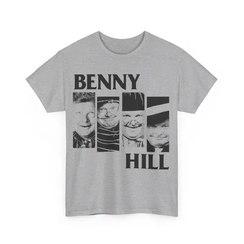 Фото Футболка Benny Hill, забавный винтажный топ из телешоу с британским комиком №1