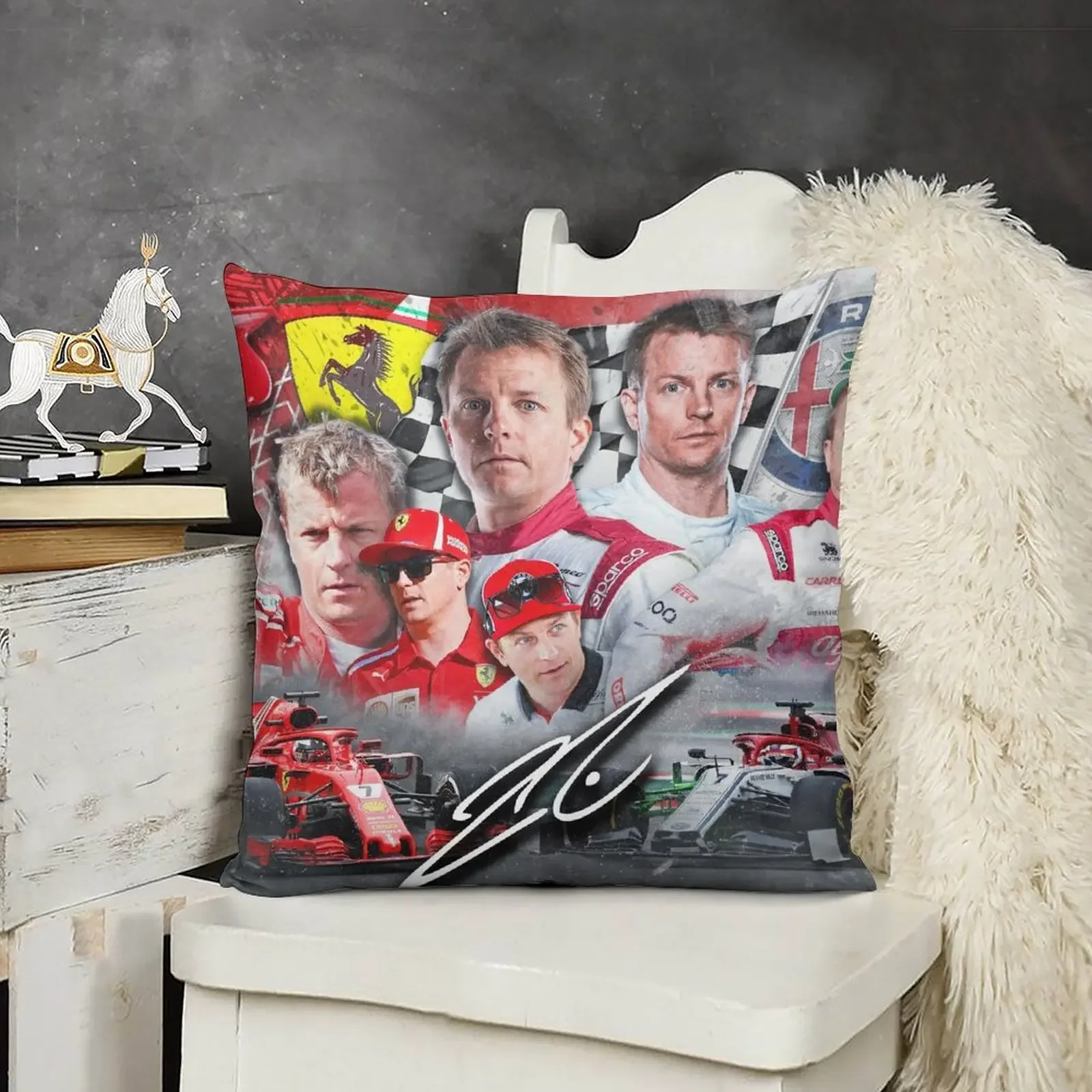 Kimi Ra?ikko?nen Декоративная подушка Подушки для детей Чехлы подушек Подушка