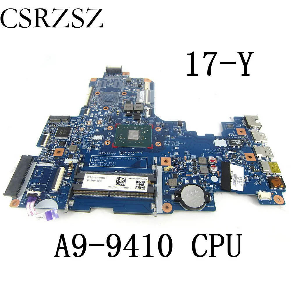 Материнская плата для ноутбука HP 859287-601 859287-501 материнская 17-Y процессор A9-9410
