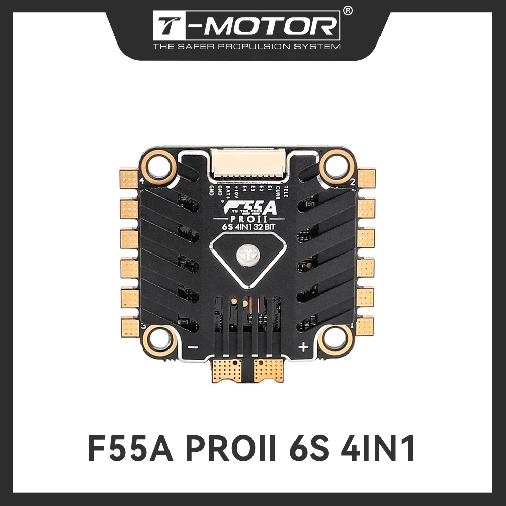 T_MOTOR F55A PROII 6S 4IN1 Электрический регулятор скорости ESC для двигателей FPV RC Racing Drone