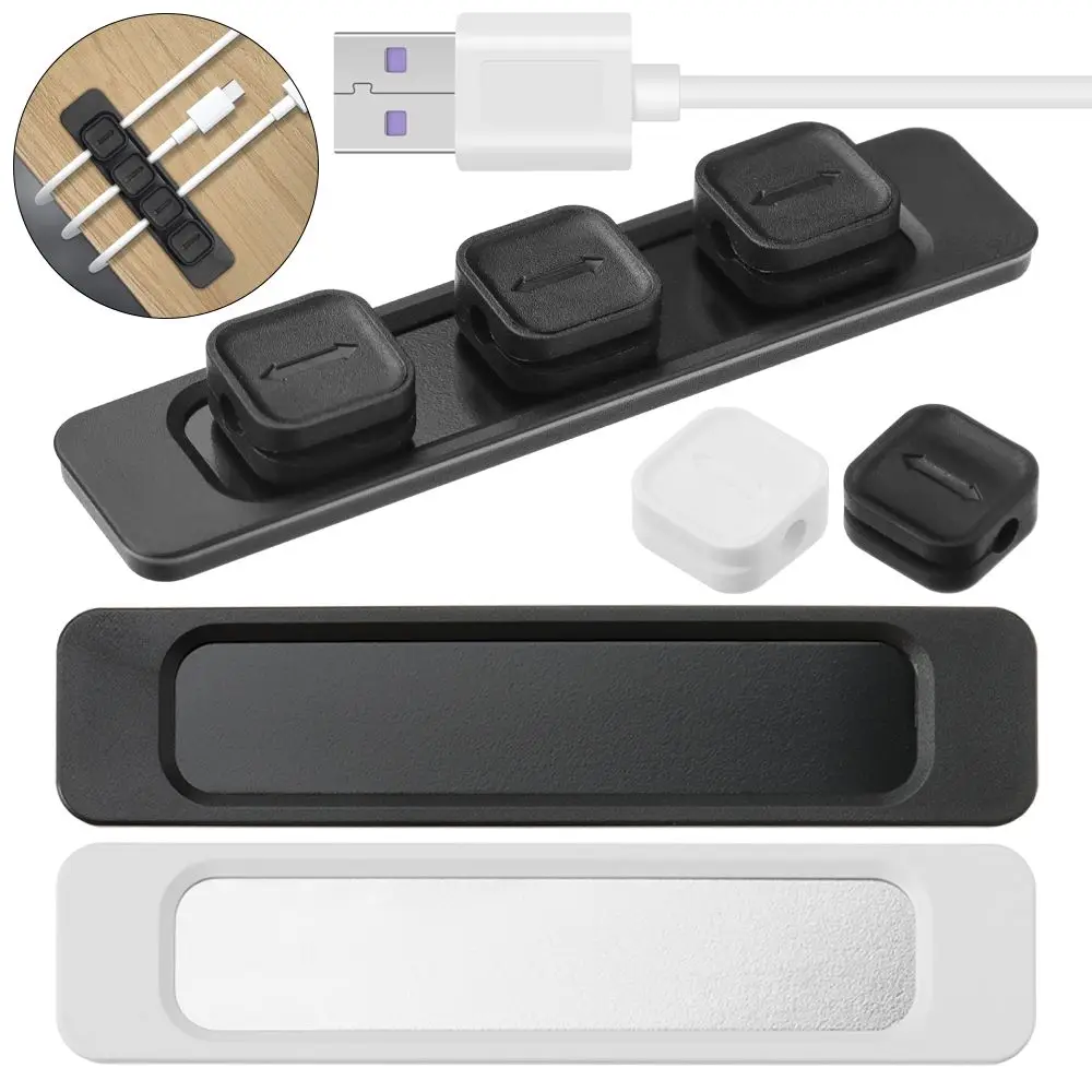 

Высококачественное самоклеящееся Силиконовое USB-зарядное устройство для USB-кабеля, органайзер для мыши и проводов, органайзер для кабеля