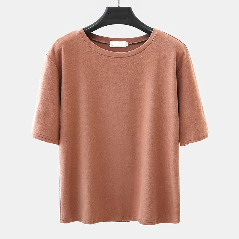 

Summer Women Short Sleeve Sweet Cute T-Shirt Loose Ladies Tops T Shirt for Girls Basic Frosted Tee Shirt Female Tshirt Homme Hot