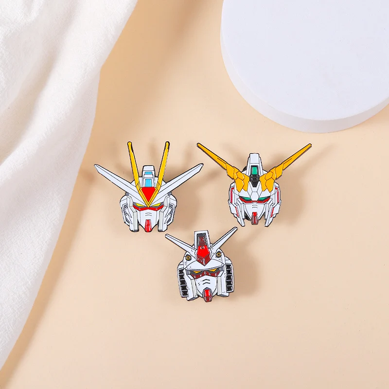 

Mobile Suit Enamel Pins Comics A Sci-Fi Animation Tobia Arronax Brooches Metal Badges Pin Decoration Gifts