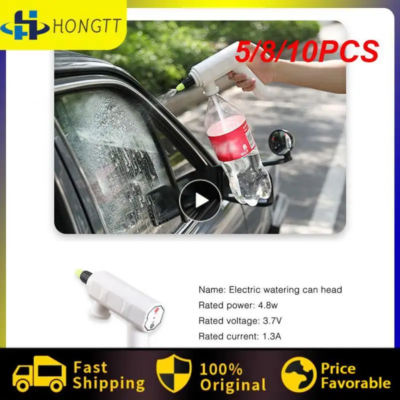 

5/8/10PCS Electric Long Nozzle Spray Can Head Multifunctional Household Watering Can Small Timer Automatic Spray Disinfection