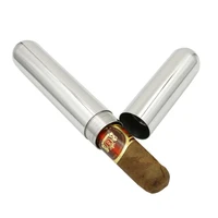stainless steel cigar moisturizing tube cigar tube single portable tube