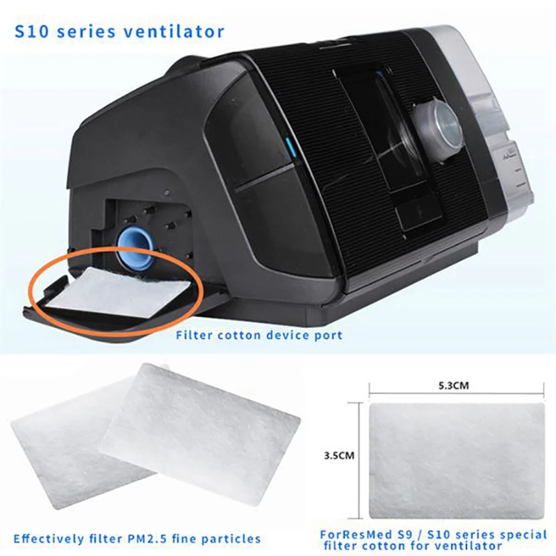 

30 шт. гипоаллергенных фильтров для ResMed AirSense 10 AirCurve10 S9