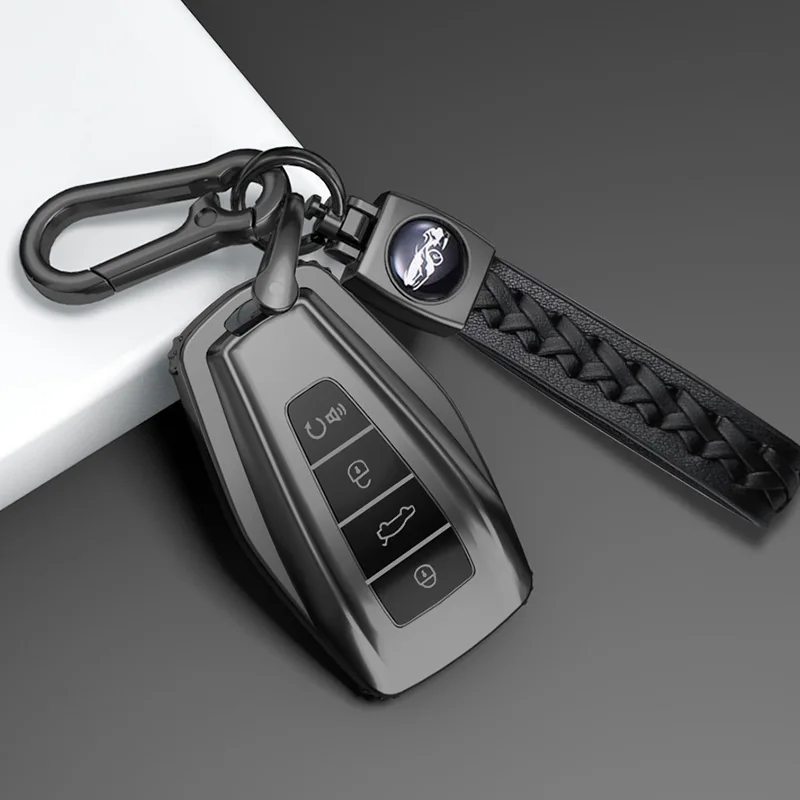 

Чехол для автомобильного ключа с полным сигналом для Geely, многоцветный чехол для ключей Geely Coolray 2024 X6, аксессуары Emgrand Global Hawk GX7