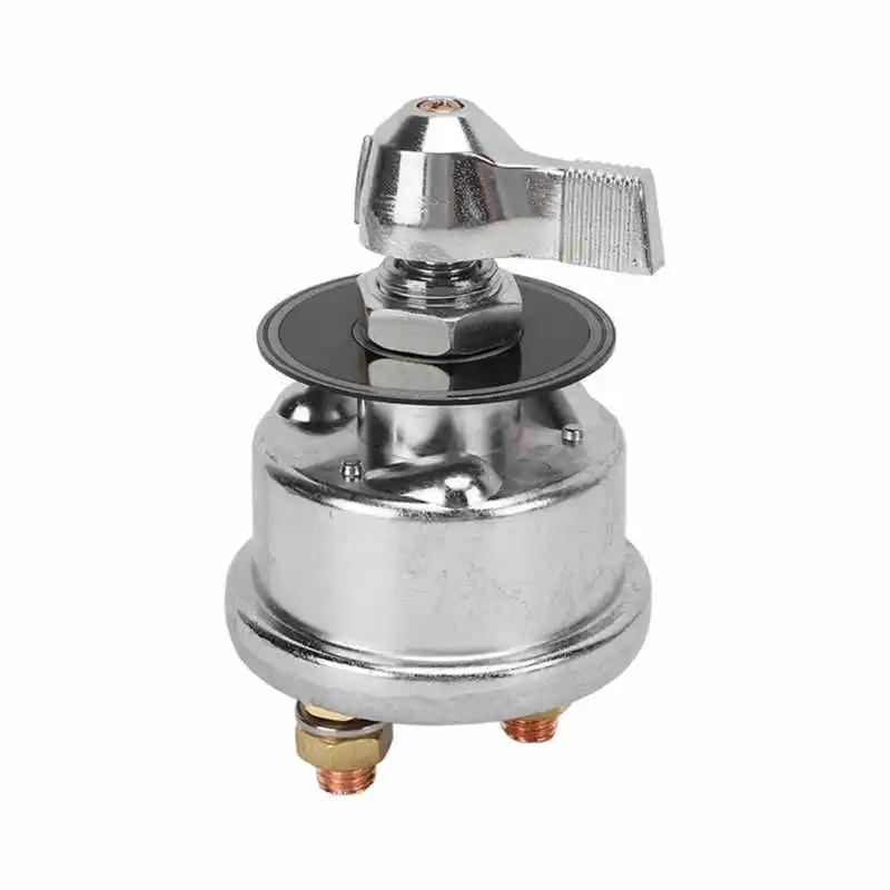 

Master Battery Power Cut Isolator Safe Use Master Battery Disconnect Switch Aluminum Alloy for Engineering Vehicle