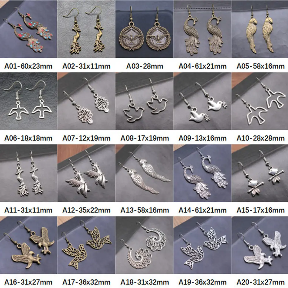 

New Arrival Eagle Peacock Drop Earrings For Women Handmade Jewelry