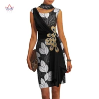 african maxi dresses for women bazin cotton sleeveless party sexy sundress african short robe for women plus size outfits wy6095