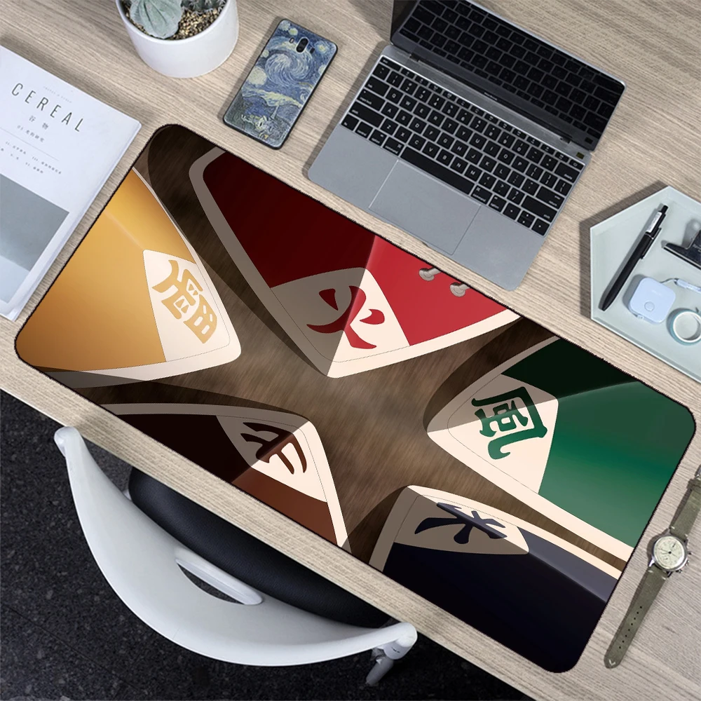 

Chinese Elements Wind Fire Thunder Earth Water Large MousePad Desktop Pad Game Accessories Laptop Players Game MousePad Non-slip