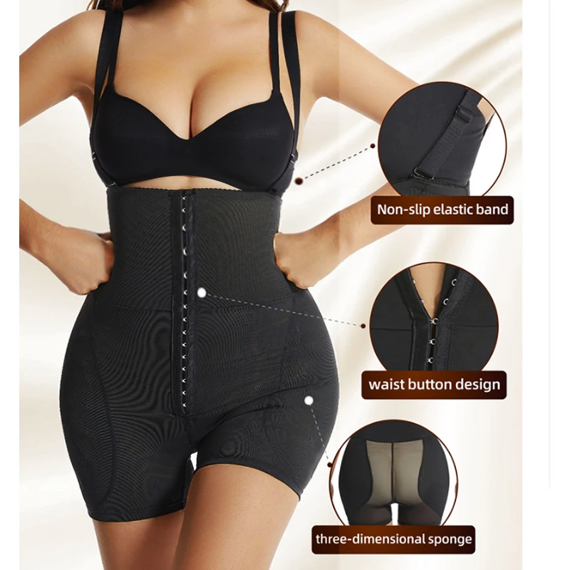 GUUDIA крючок для живота мягкая подушка усилитель бедер Fajas Colombianas корректирующее