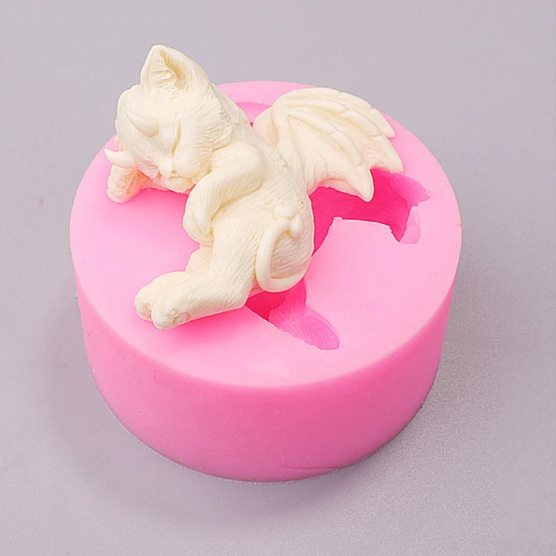

Sleep Devil Candle Epoxy Resin Mold Aromatherapy Plaster Silicone Mould DIY Crafts Jewelry Home Decorations Casting