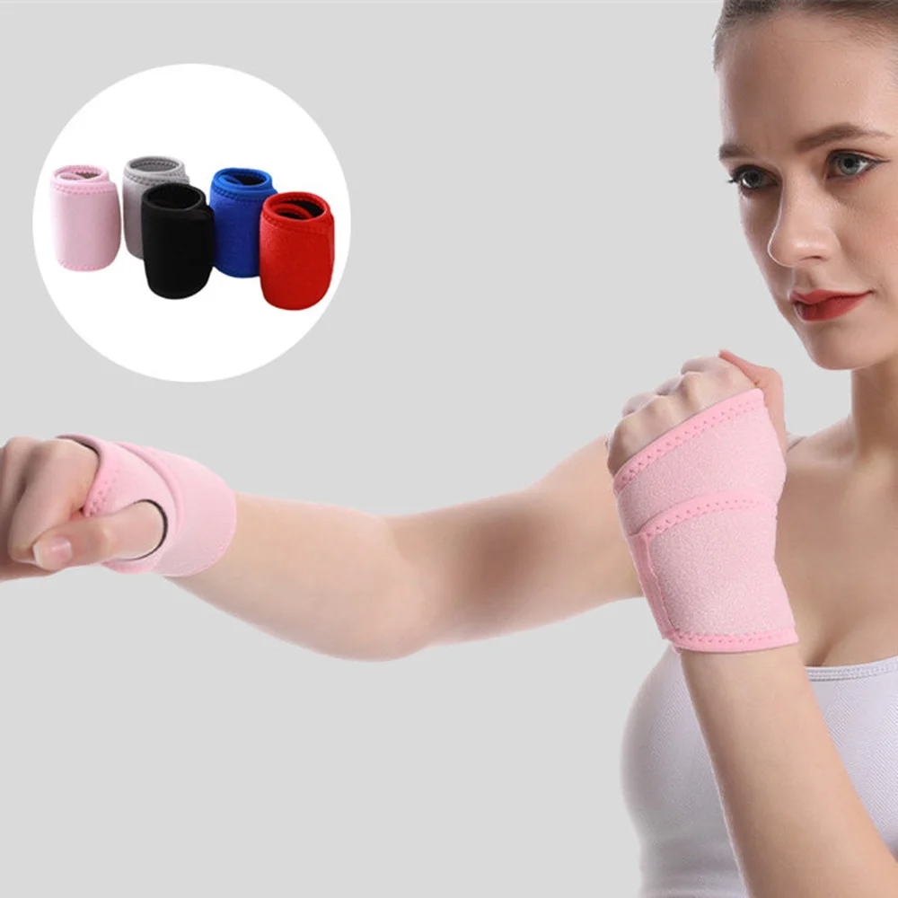 

1pc Compression Bandage Waistband Breathable Nylon Hand Sport Wristband Weight Lifting Gym Training Wrist Support Brace Straps