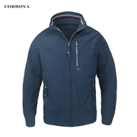 corbona 2022 new men oversized windbreaker jacket autumn coat outdoor longsleeve spring casual lightweight navy blue warm parka
