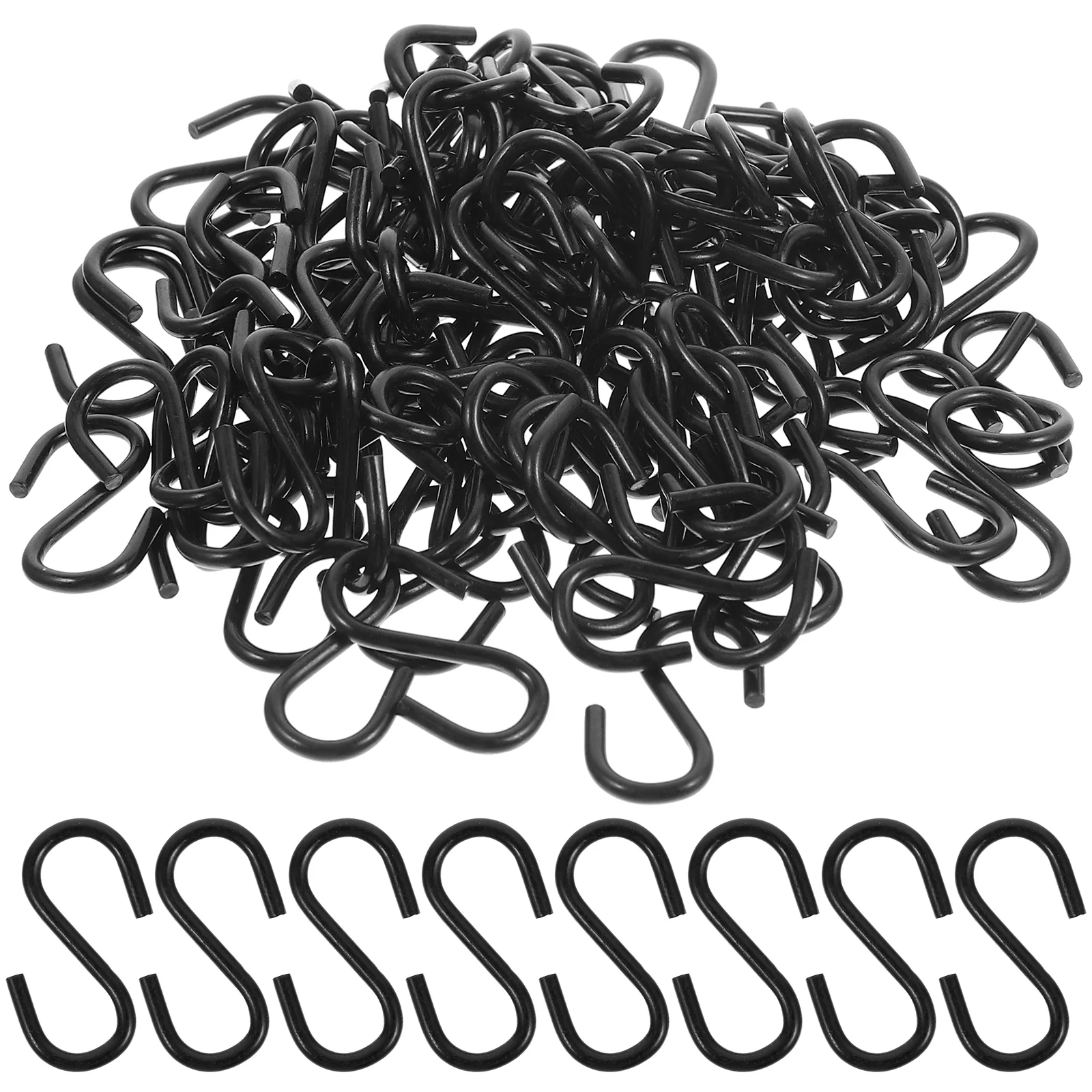 

100 Pcs Hanging Meat Hooks Cooking Hanger Hangers Clothes Heavy Duty Barbecue Turners