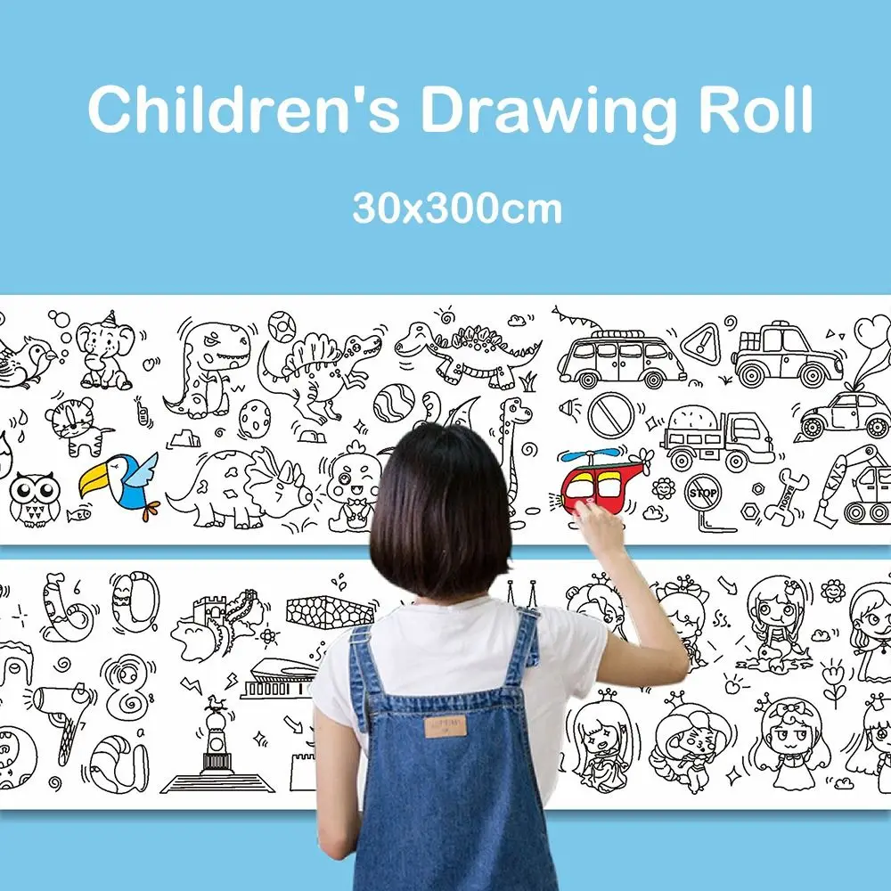 

Картина гуашь художественные игрушки для творчества Детский рисунок рулон Акварельная бумага цветная заполняющая бумага пустая цветная наклейка